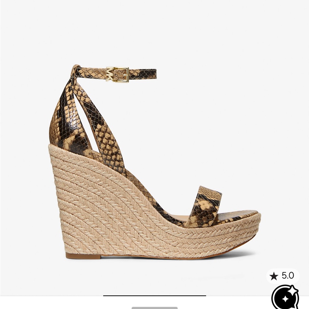 MICHAEL Michael Kors Snakeskin Wedges